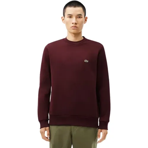 Basic Sweater Men Dark , male, Sizes: M, L, XL - Lacoste - Modalova