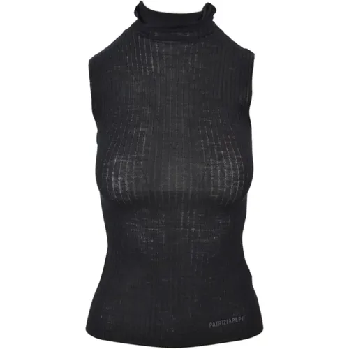 Elegantes Sleeveless Top , Damen, Größe: S - PATRIZIA PEPE - Modalova