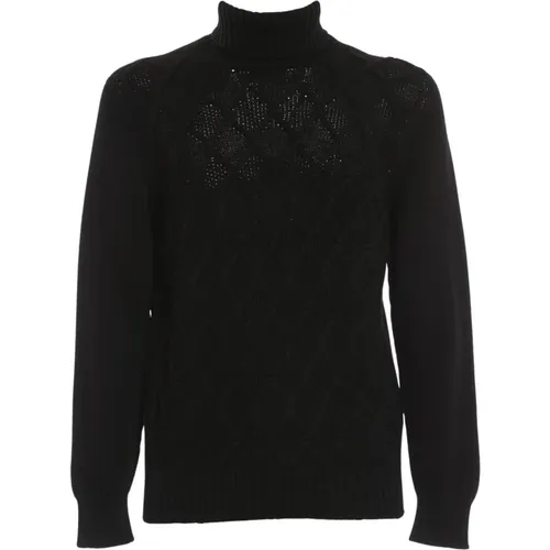 Classic Wool Turtleneck Sweater , male, Sizes: L - Drumohr - Modalova