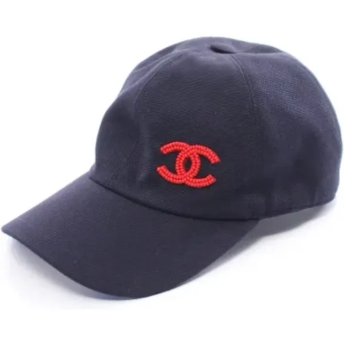 Pre-owned Cotton hats , unisex, Sizes: ONE SIZE - Chanel Vintage - Modalova