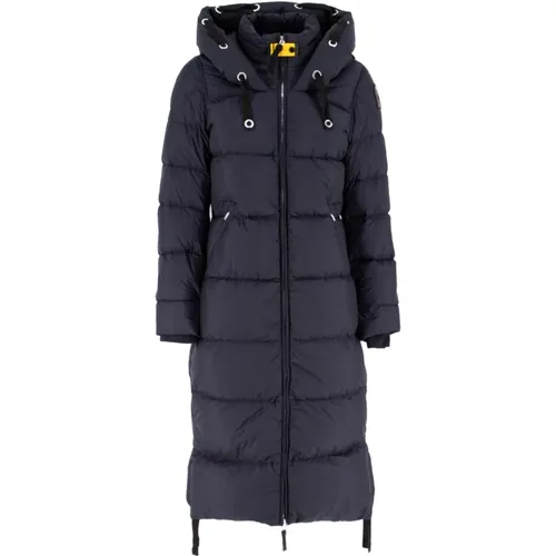 Lange Kapuzen Daunenjacke Leichtes Nylon - Parajumpers - Modalova