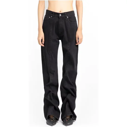 Schwarze Klassische Wire Jeans mit Biegbaren Drähten - Y/Project - Modalova