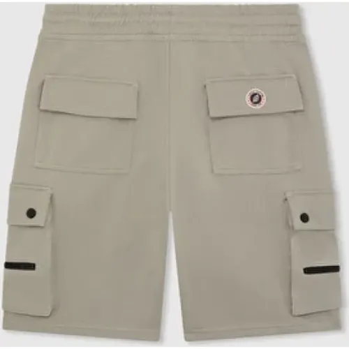 Cargo Style Shorts mit Reißverschlusstaschen , Herren, Größe: S - Sweet Pants - Modalova