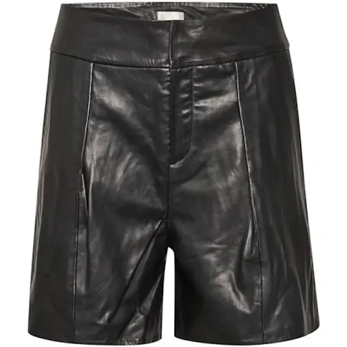 Leder Shorts , Damen, Größe: 2XL - My Essential Wardrobe - Modalova