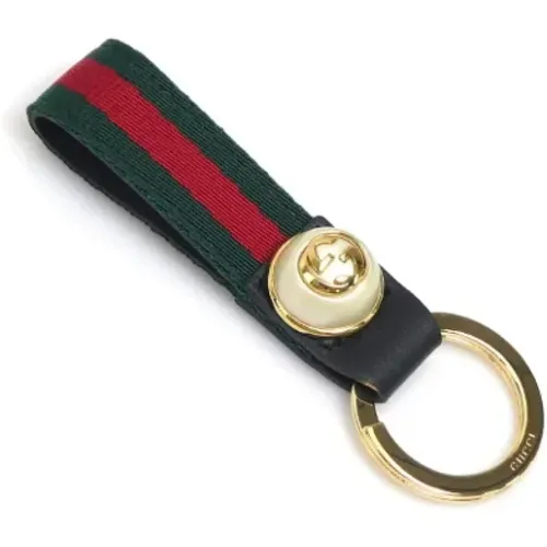 Pre-owned Nylon key-holders , female, Sizes: ONE SIZE - Gucci Vintage - Modalova