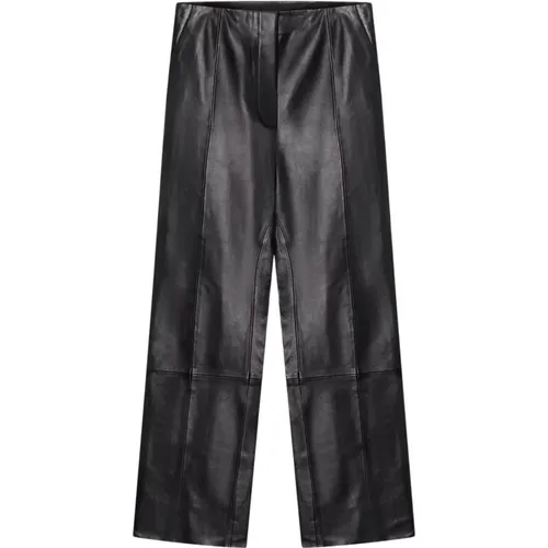 Leather Shiv Trousers , female, Sizes: XS, M - DAY Birger et Mikkelsen - Modalova