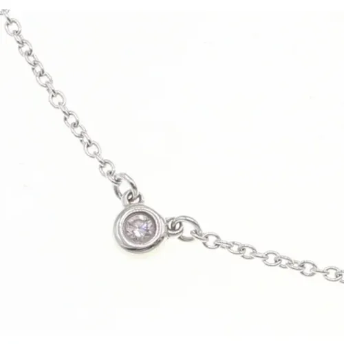 Pre-owned Silver necklaces , female, Sizes: ONE SIZE - Tiffany & Co. Pre-owned - Modalova