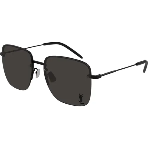 Schwarze Sonnenbrille SL 312 M-001 - Saint Laurent - Modalova