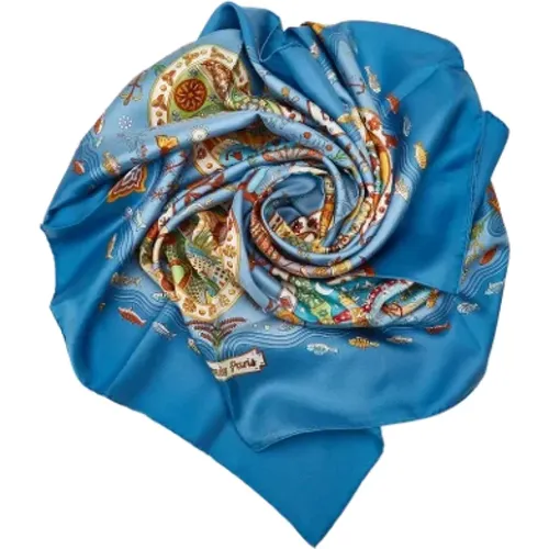 Pre-owned Silk scarves , female, Sizes: ONE SIZE - Hermès Vintage - Modalova