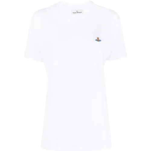 Orb Logo T-shirts and Polos , female, Sizes: 2XL, L, S, M, XL - Vivienne Westwood - Modalova
