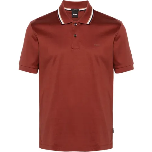 Slim Fit Cotton Polo Shirt , male, Sizes: XL, 2XL, L - Hugo Boss - Modalova