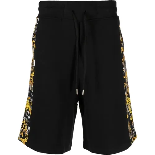 Schwarze Shorts - Versace Jeans Couture - Modalova