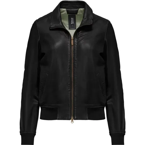 Vall Leather Jacket , female, Sizes: L - BomBoogie - Modalova