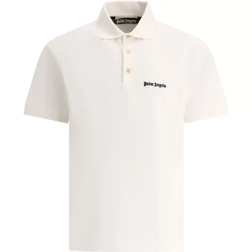 Classic Logo Polo Shirt , male, Sizes: XL, L - Palm Angels - Modalova