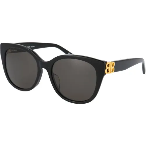 Stylische Sonnenbrille Bb0103Sa , Damen, Größe: 57 MM - Balenciaga - Modalova