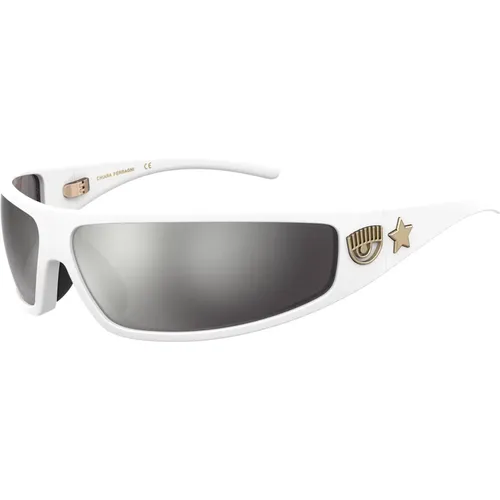 Silver Sunglasses CF 7017/S, Sunglasses CF 7017/S,Yellow/ Sunglasses CF 7017/S,/Grey Sunglasses CF 7017/S - Chiara Ferragni Collection - Modalova