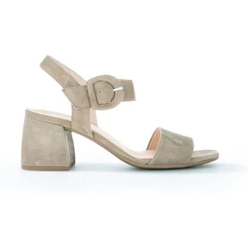 Beige Leder Sandalen Gabor - Gabor - Modalova