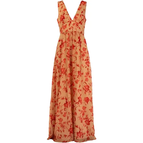 Elegant Floral Ceremony Dress , female, Sizes: S - Liu Jo - Modalova