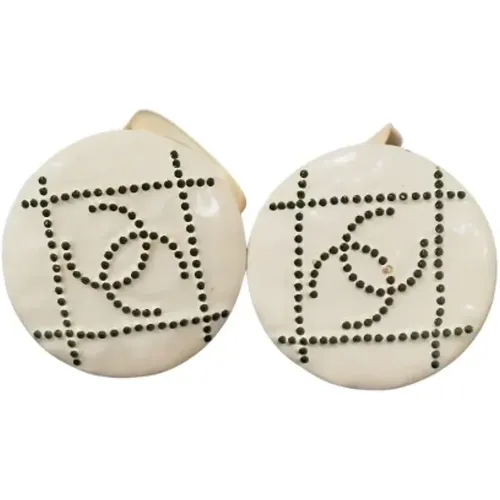 Pre-owned Plastic earrings , female, Sizes: ONE SIZE - Chanel Vintage - Modalova