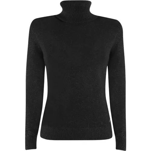 Soft Viscose Sweater with Lurex Details , female, Sizes: S, M, XS, XL, L, 2XL - YES ZEE - Modalova