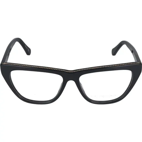 Modische Brille Sc0191O , Damen, Größe: 55 MM - Stella Mccartney - Modalova