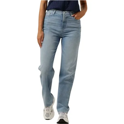 Julie Straight Leg Blaue Jeans , Damen, Größe: W27 L32 - Tommy Jeans - Modalova