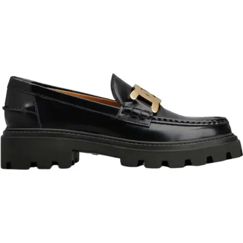 Moccasin Leather Shoes , female, Sizes: 4 1/2 UK, 5 1/2 UK, 3 UK, 5 UK, 4 UK, 7 UK, 6 UK - TOD'S - Modalova