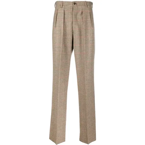Suit tailored trousers with two pinces , male, Sizes: L, XL - Giuliva Heritage - Modalova