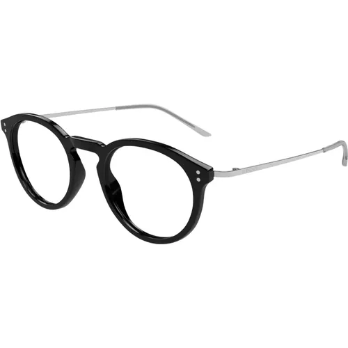 Mode Brille Schwarzer Rahmen , Herren, Größe: 48 MM - Gucci - Modalova