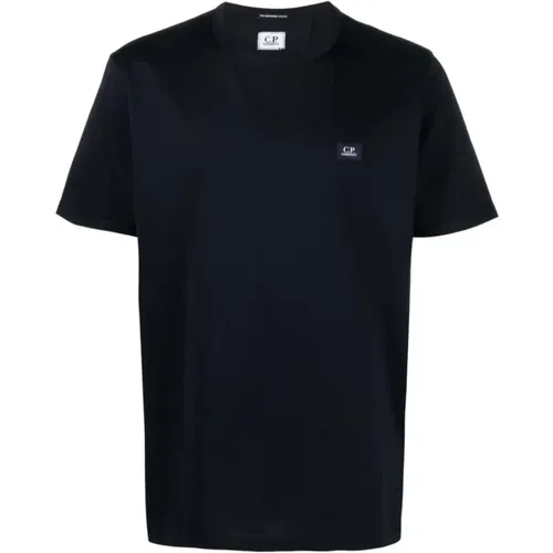 Total Eclipse Mercerized T-Shirt , Herren, Größe: L - C.P. Company - Modalova