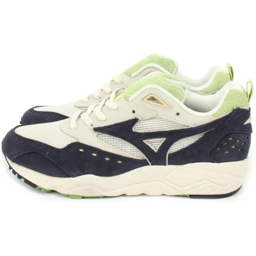 Navy Green White Sneakers für Herren , Herren, Größe: 41 EU - Mizuno - Modalova