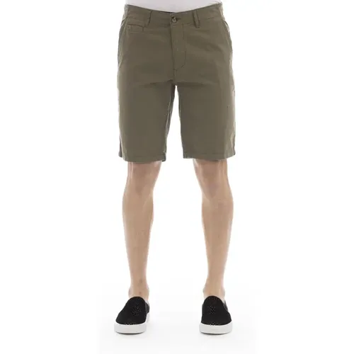 Einfarbige Bermuda-Shorts Trend , Herren, Größe: M - Baldinini - Modalova