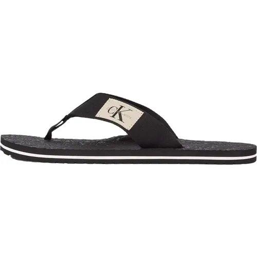 Logo Flip Flops , Herren, Größe: 42 EU - Calvin Klein Jeans - Modalova