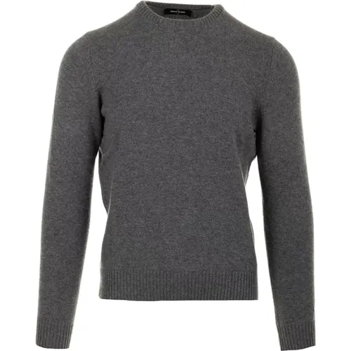 Grauer Pullover Paricollo , Herren, Größe: XL - Gran Sasso - Modalova