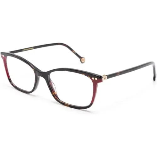 Braun/Havanna Optische Brille Stilvolles Design,Schwarze Optische Brille, Alltagsstil - Carolina Herrera - Modalova