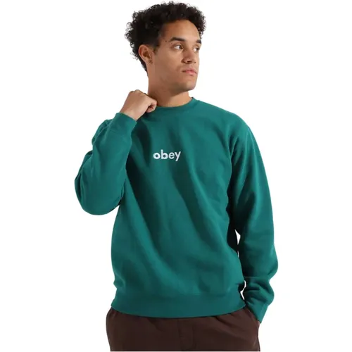 Klassischer Crewneck Sweatshirt - Obey - Modalova