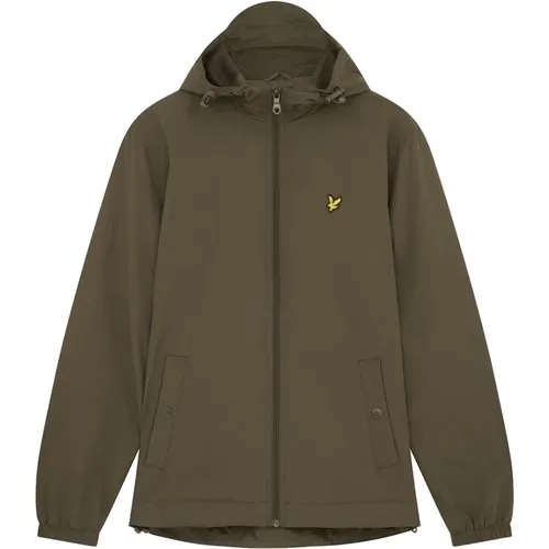Hooded Zip Through Jacket , male, Sizes: XL, L - Lyle & Scott - Modalova