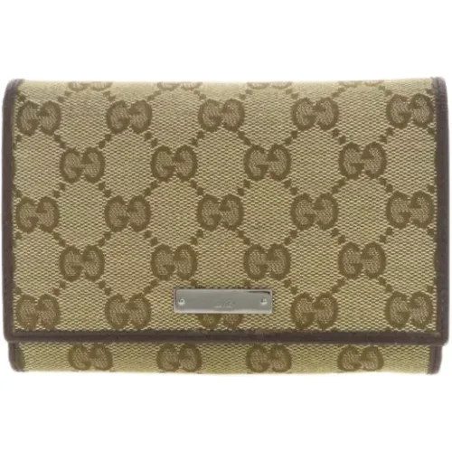 Pre-owned Canvas wallets , female, Sizes: ONE SIZE - Gucci Vintage - Modalova