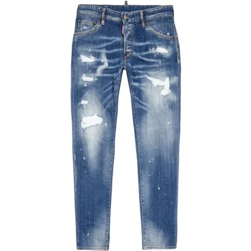Slim-fit Jeans , Herren, Größe: W30 - Dsquared2 - Modalova