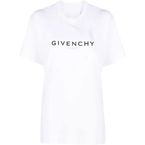 Stilvolle Weiße T-Shirts und Polos , Damen, Größe: M - Givenchy - Modalova