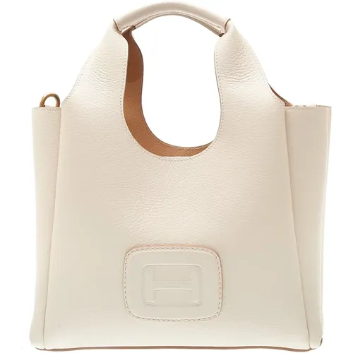 Shoulder Bag Bianco Noos , female, Sizes: ONE SIZE - Hogan - Modalova