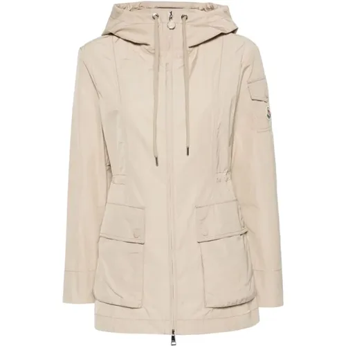 Hooded Coat , female, Sizes: XS - Moncler - Modalova