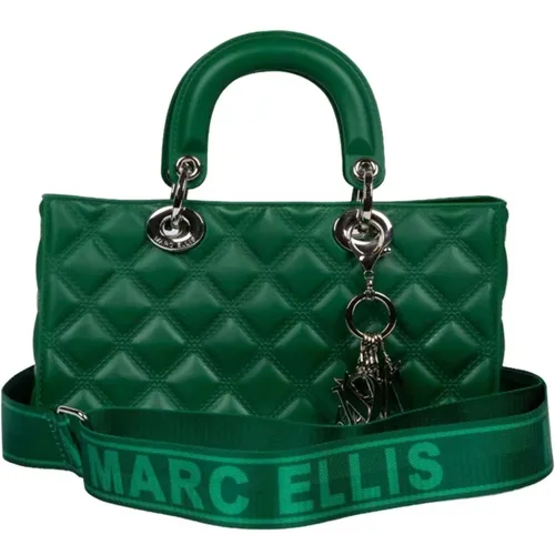 Emerald Flat Missy Shoulder Bag , female, Sizes: ONE SIZE - Marc Ellis - Modalova