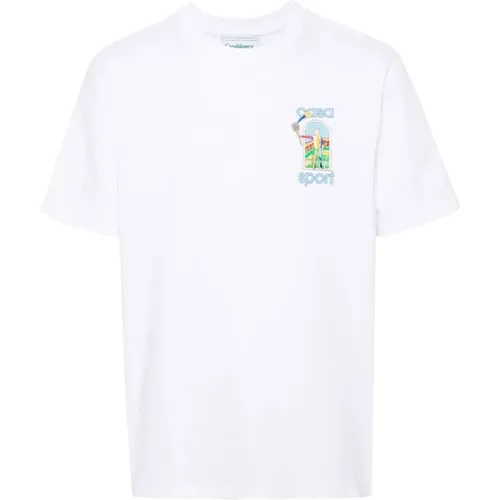 Le Jeu Print T-shirts and Polos , male, Sizes: M, S, XL - Casablanca - Modalova