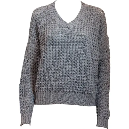 Sweatshirts & Hoodies , female, Sizes: M - PESERICO - Modalova