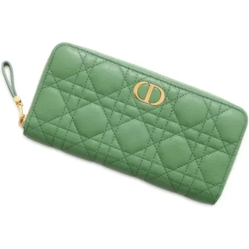 Pre-owned Leather wallets , female, Sizes: ONE SIZE - Dior Vintage - Modalova