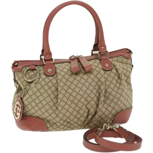 Pre-owned Canvas handbags , female, Sizes: ONE SIZE - Gucci Vintage - Modalova