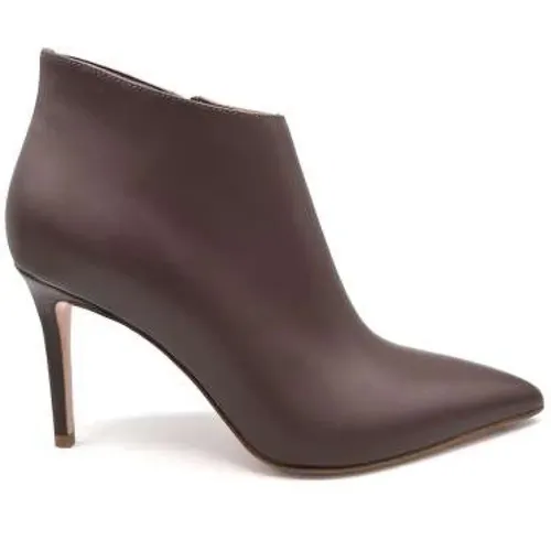 Caravaggio Leather Ankle Boot , female, Sizes: 7 UK, 3 UK, 6 UK - Sergio Levantesi - Modalova