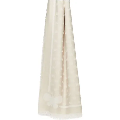 Ivory Elegant Versatile Scarf - Max Mara Weekend - Modalova