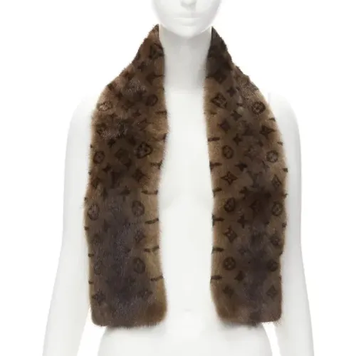 Pre-owned Fur scarves , female, Sizes: ONE SIZE - Louis Vuitton Vintage - Modalova